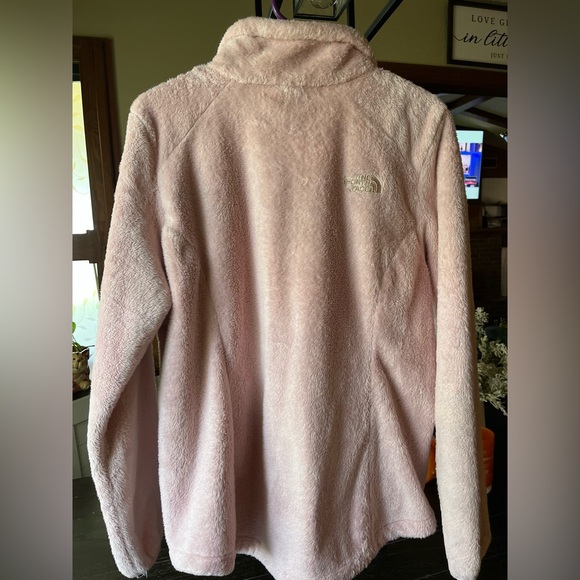 The North Face Light Pink Fleece Zip Up Size L - Picture 3 of 4